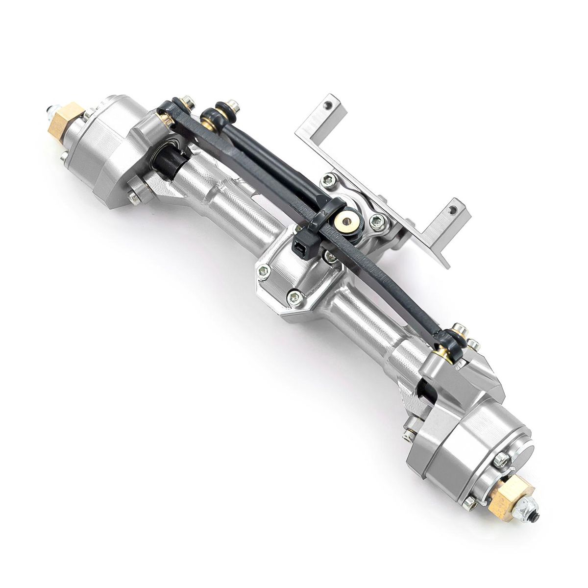 RC Car Front Axle Rear Axle Aluminum Alloy RC Axles Replacements for 1/24 Axial SCX24 90081 AXI00005 C10 AXI00006 AXI00002 RC Car