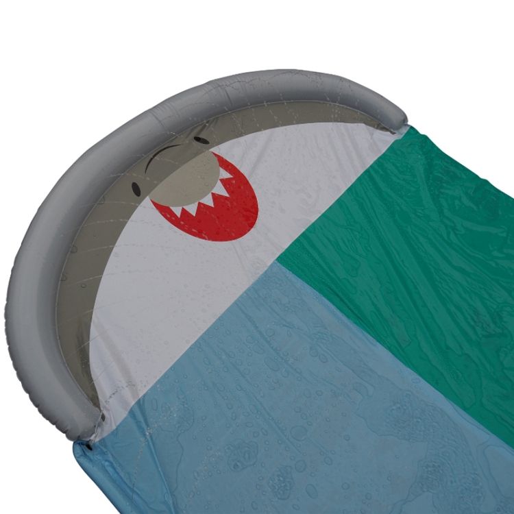 Double Children Water Slide Lawn Spray Pad