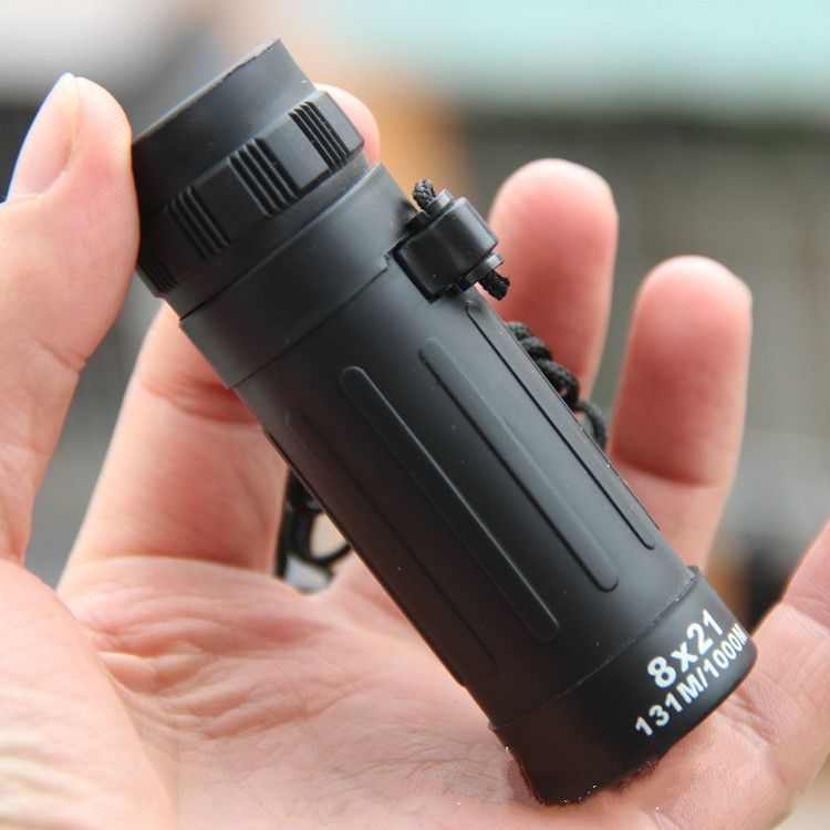 8x21 Telescope Compact Mini Blue Film Monoculars