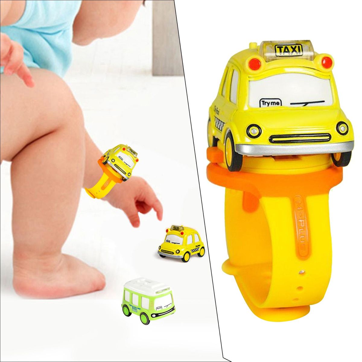 Children Watch Toy Pull  Outdoor Interactive Yellow