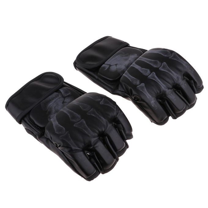 MMA  Half-Finger Boxing Fight  Sparring Punching Black2