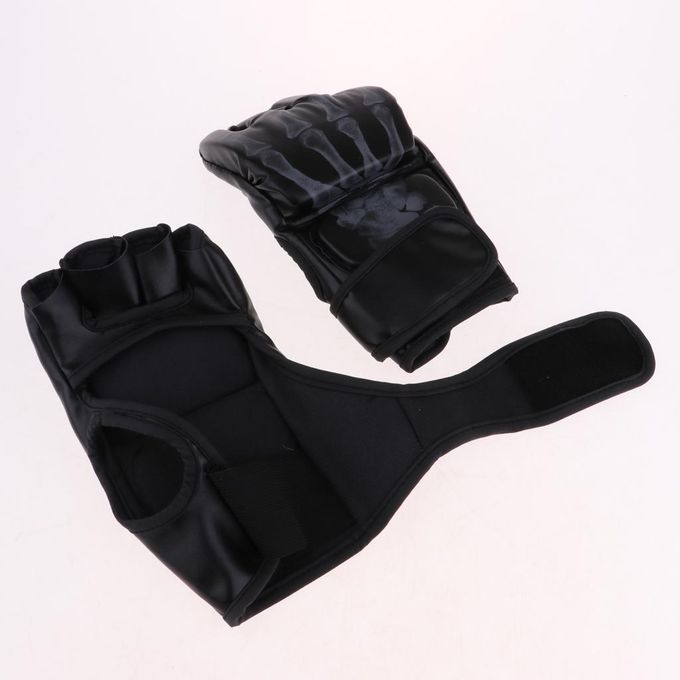 MMA  Half-Finger Boxing Fight  Sparring Punching Black2