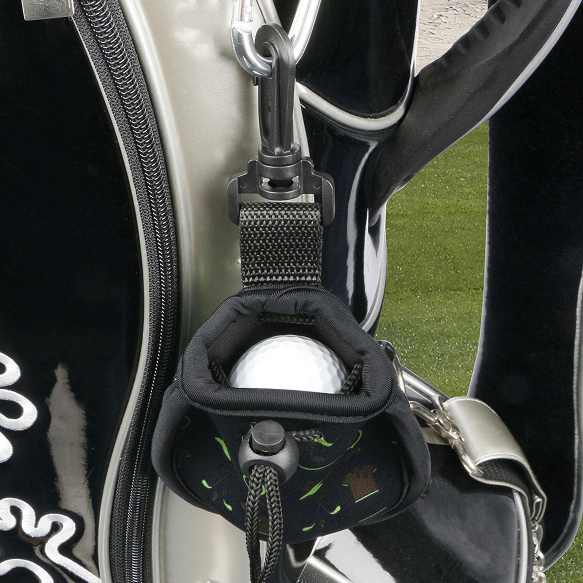 Golf Storage Bag Protective Golf Ball Holder Black