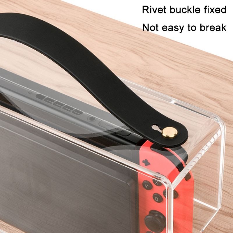 Game Stand Acrylic Dustproof Carrying Case For Switch OLED