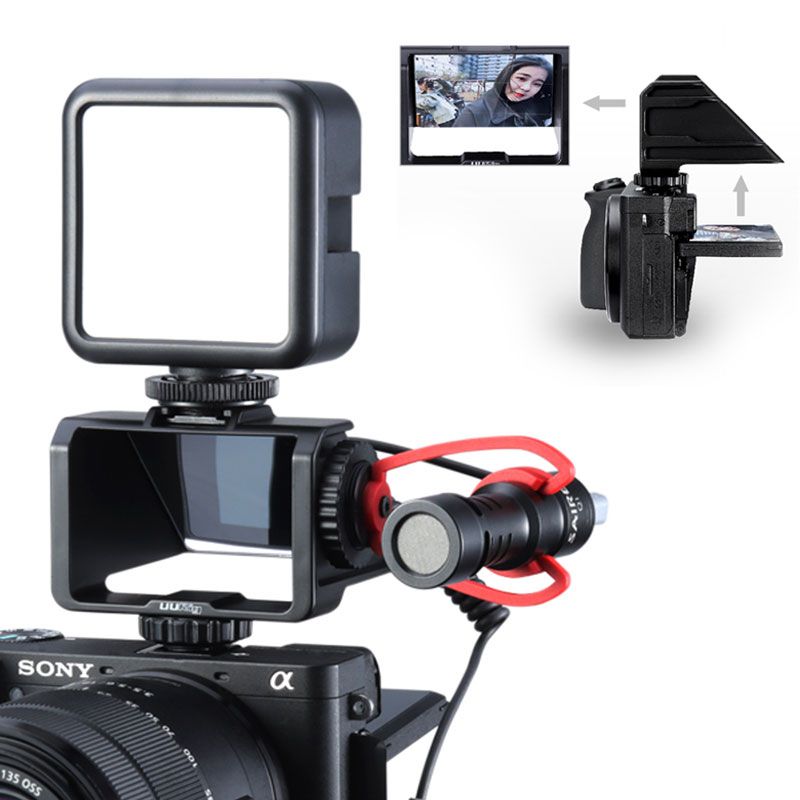 UURig Vlog Camera Flip Screen Bracket For Selfie Mirrorless