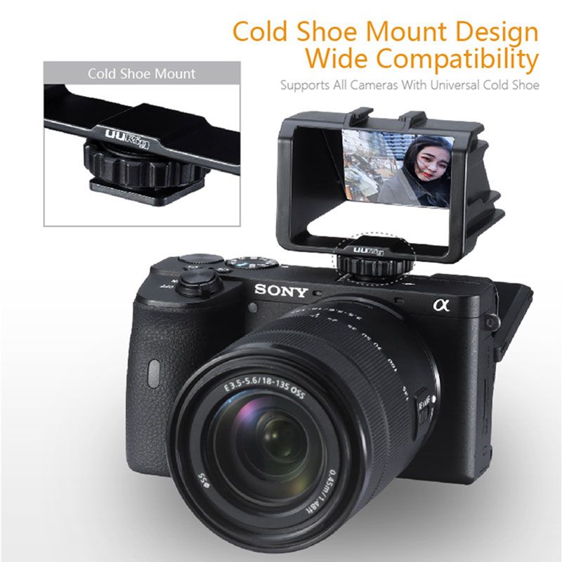 UURig Vlog Camera Flip Screen Bracket For Selfie Mirrorless