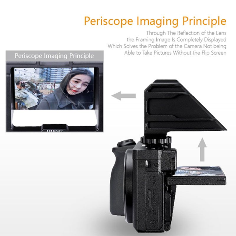 UURig Vlog Camera Flip Screen Bracket For Selfie Mirrorless