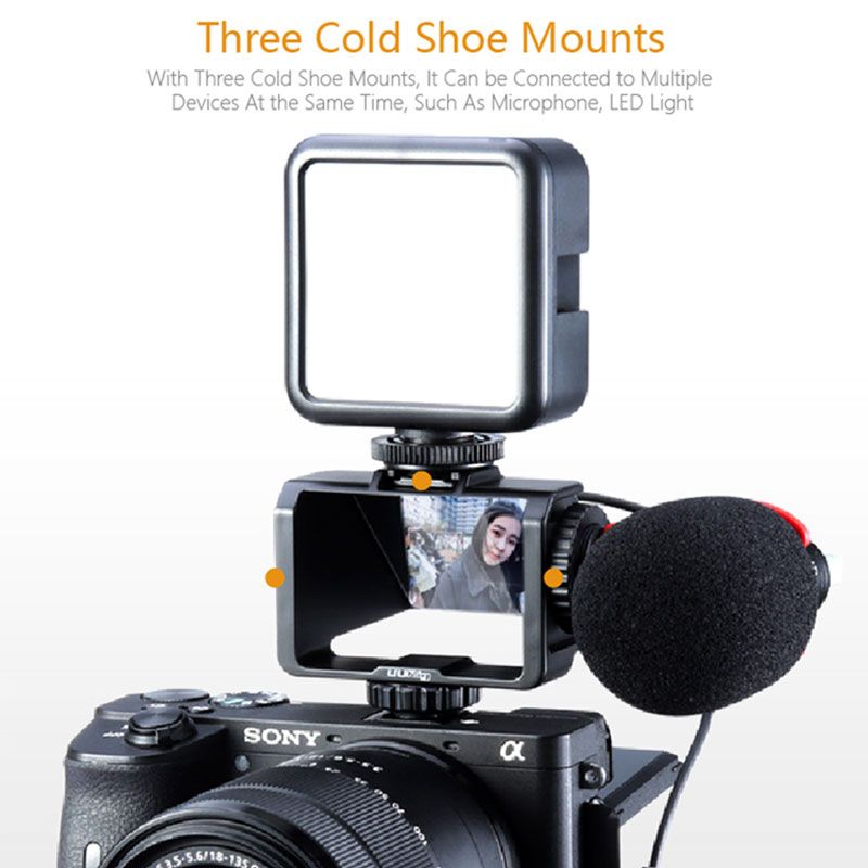 UURig Vlog Camera Flip Screen Bracket For Selfie Mirrorless
