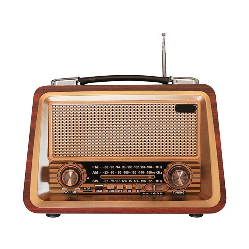 Portable Wooden Retro Radio Wireless Bluetooth S