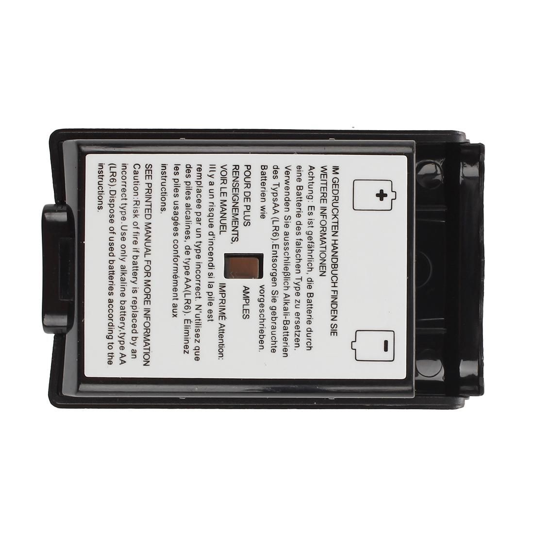 Lid Cover Case Cover Case BLACK Battery for Microsoft Xbox 360 Controller