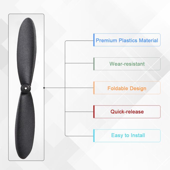 Compatible With S66 RC 4pcs Propeller Blades Paddles For