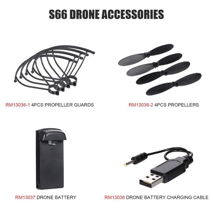 Compatible With S66 RC 4pcs Propeller Blades Paddles For