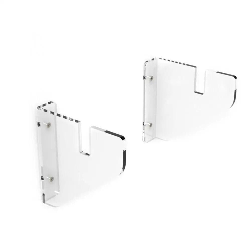 2pcs Skateboard Rack Wall Hanging Mounts Deck Adjustable Size Storage Holder Sturdy Home Easy Install Longboard Clear Acrylic