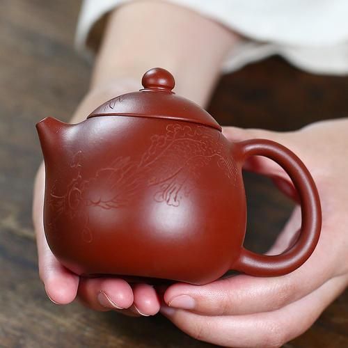 Yixing Teapot All Handmade Master Dragon Kung Fu Kettle Mud Dahongpao Creative Drinkware
