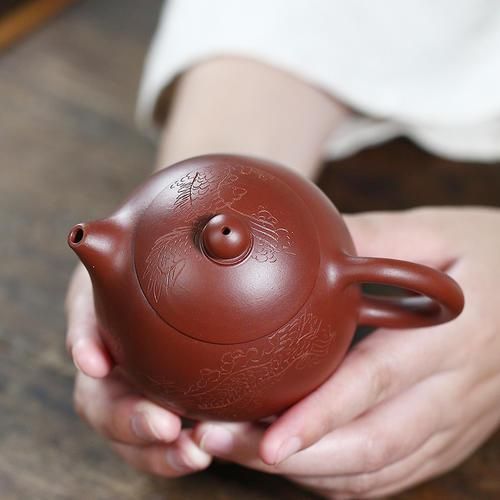 Yixing Teapot All Handmade Master Dragon Kung Fu Kettle Mud Dahongpao Creative Drinkware