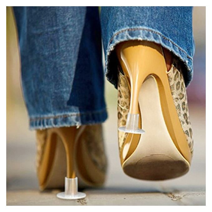 High Heel Protector Stopper Guard (Wide /Large) 1 Pair - Clear
