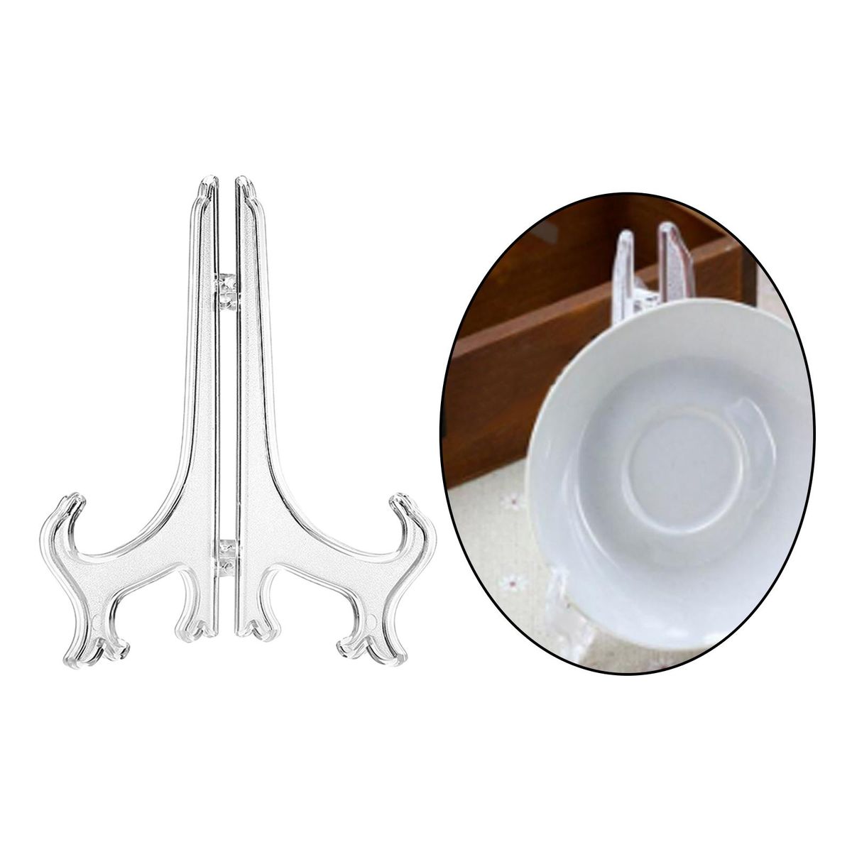 2Pieces Plate Holder For Display Pictures Photo Small