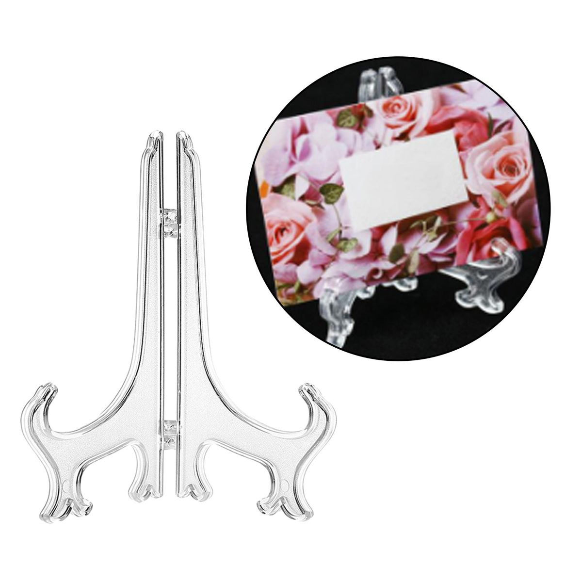 2Pieces Plate Holder For Display Pictures Photo Small
