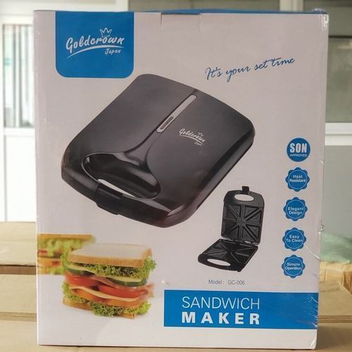 1400W Large Electric 4 Slice Bread Toaster / Sandwich Maker