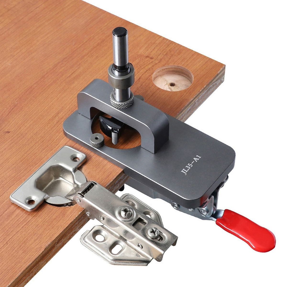 35mm Hinge Hole Drilling Jig Set Hinge Hole Locator Guide