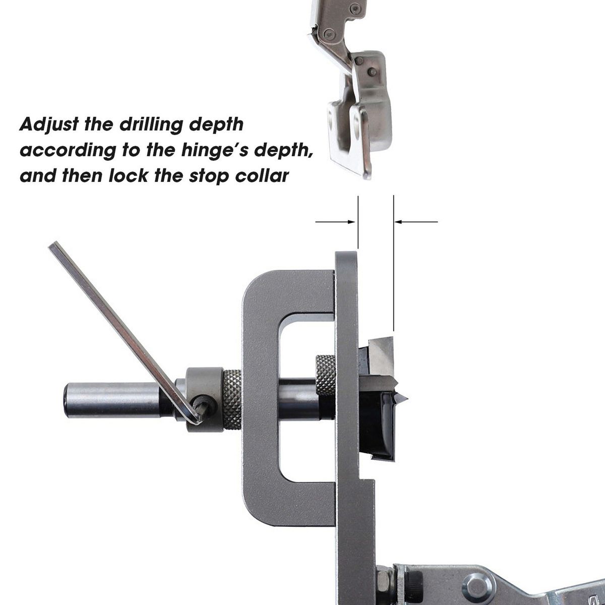 35mm Hinge Hole Drilling Jig Set Hinge Hole Locator Guide