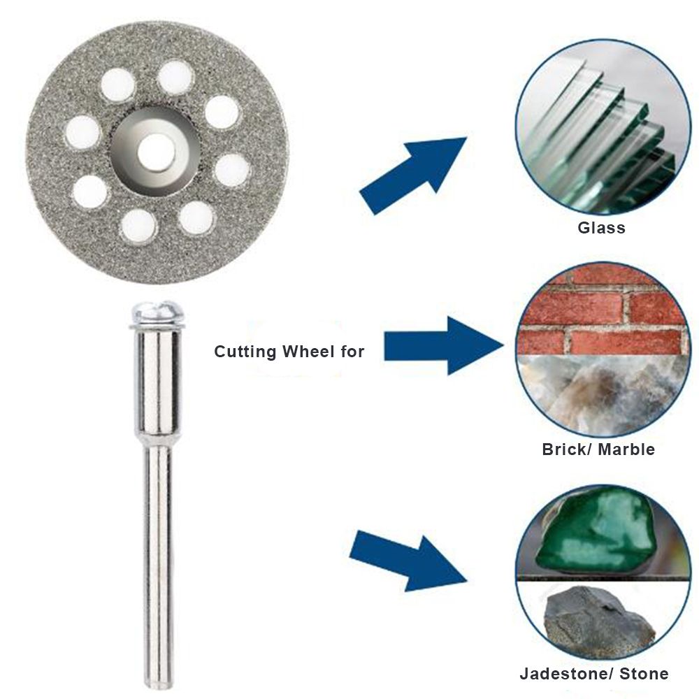 10pcs Diamond Cutting Wheels 22mm Diameter Cut Off Discs