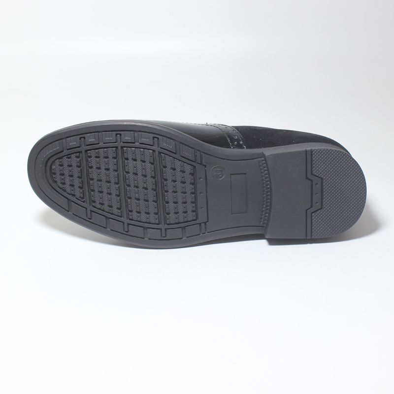 Boys Tassel Loafers Leather Formal Shoes-Black