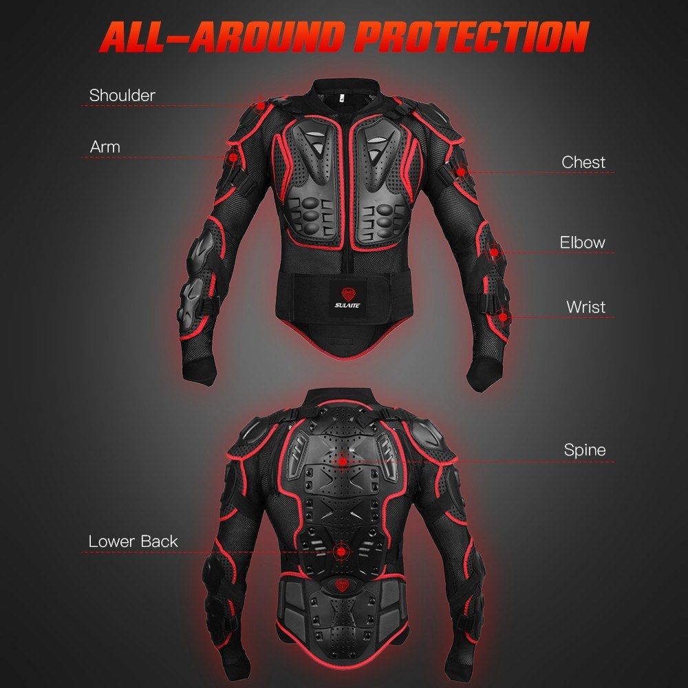 Motorcycle Protective Jacket For Men Sport MTB Racing Arm