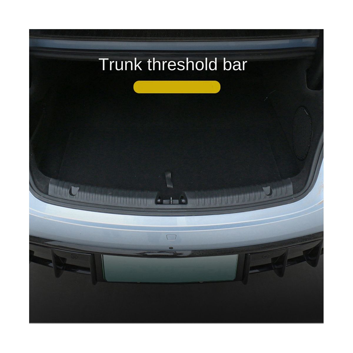 Car Built-In Rear Guard Plate Rear Trunk Anti-Scratch