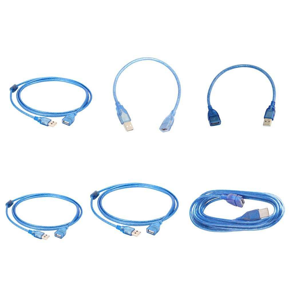High Speed USB2.0 M/F Extension Extender Short Cord With
