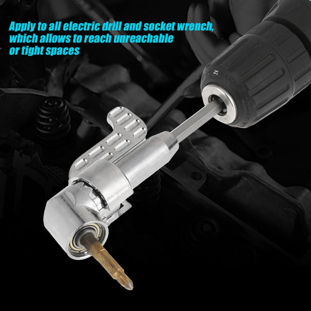 1/4” 105 Degree Angle Magnetic Hex Screwdriver Extension