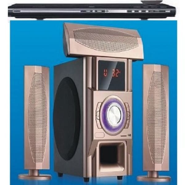 Powerful 3.1 Bluetooth Home Theatre System - JP-A5 + Powerful DVD Player