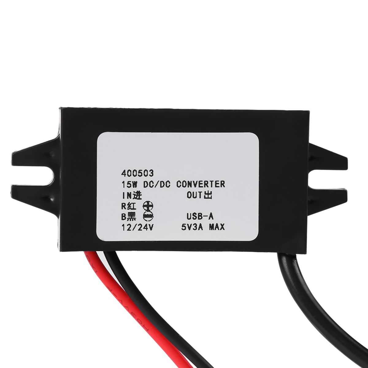 1pc DC-DC Buck Adapter 12V/24V To USB 5V 3A Converter
