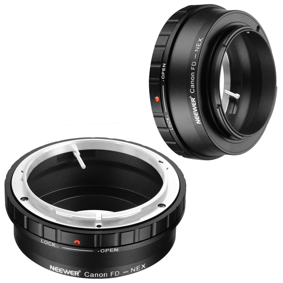 Neewer® Lens Mount Adapter For Canon FD, FL Lens To Sony Alpha NEX E-Mount Camera, Fits Sony NEX-3 NEX-3C NEX-3N NEX-5 NEX-5C NEX-5N NEX-5R NEX-5T NEX-6 NEX-7 NEX-F3 NEX-VG10 VG20
