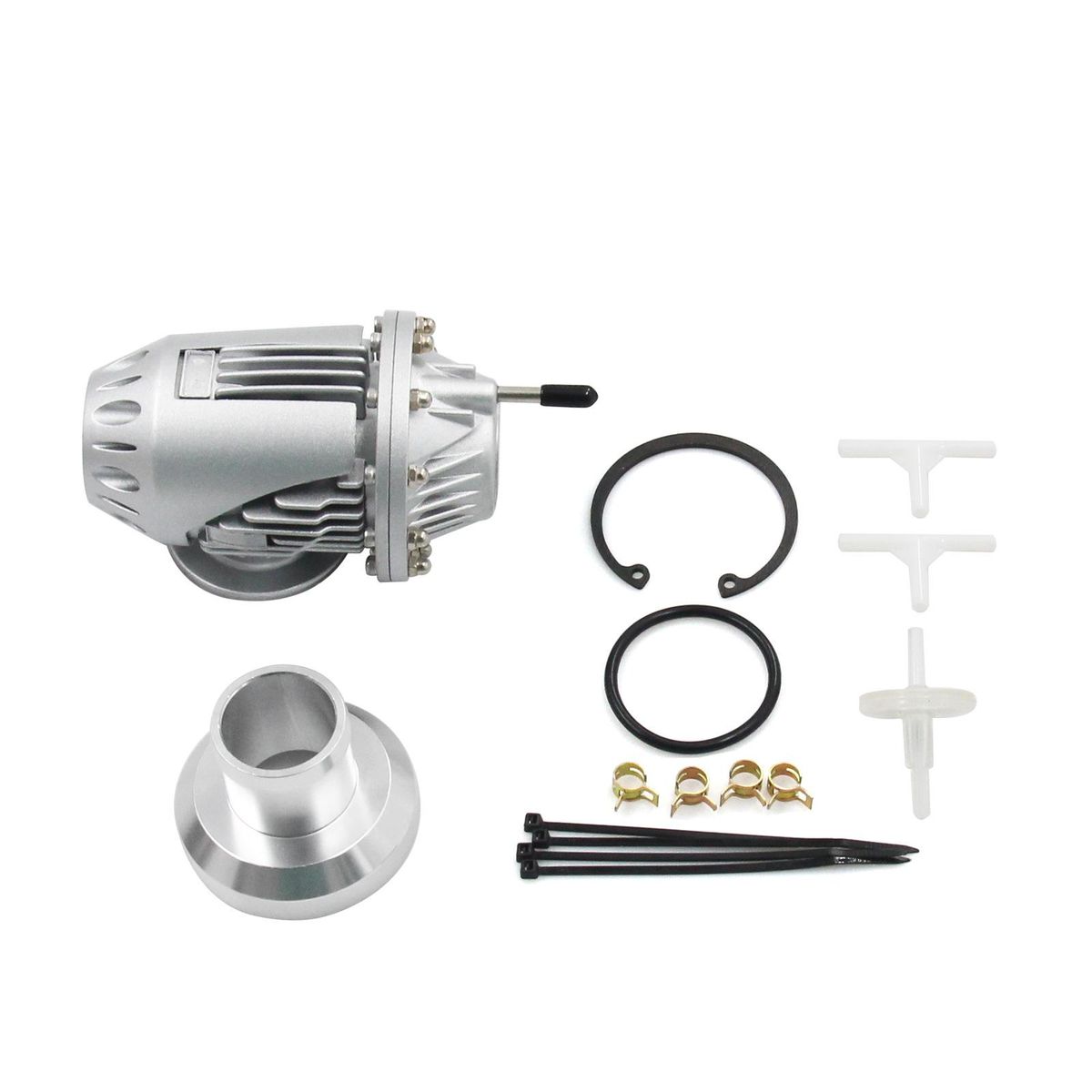 SQV4 Turbocharge Turbines Blow Off Valve Aluminum Alloy Exhaust Pressure Relief Valve with Adapter