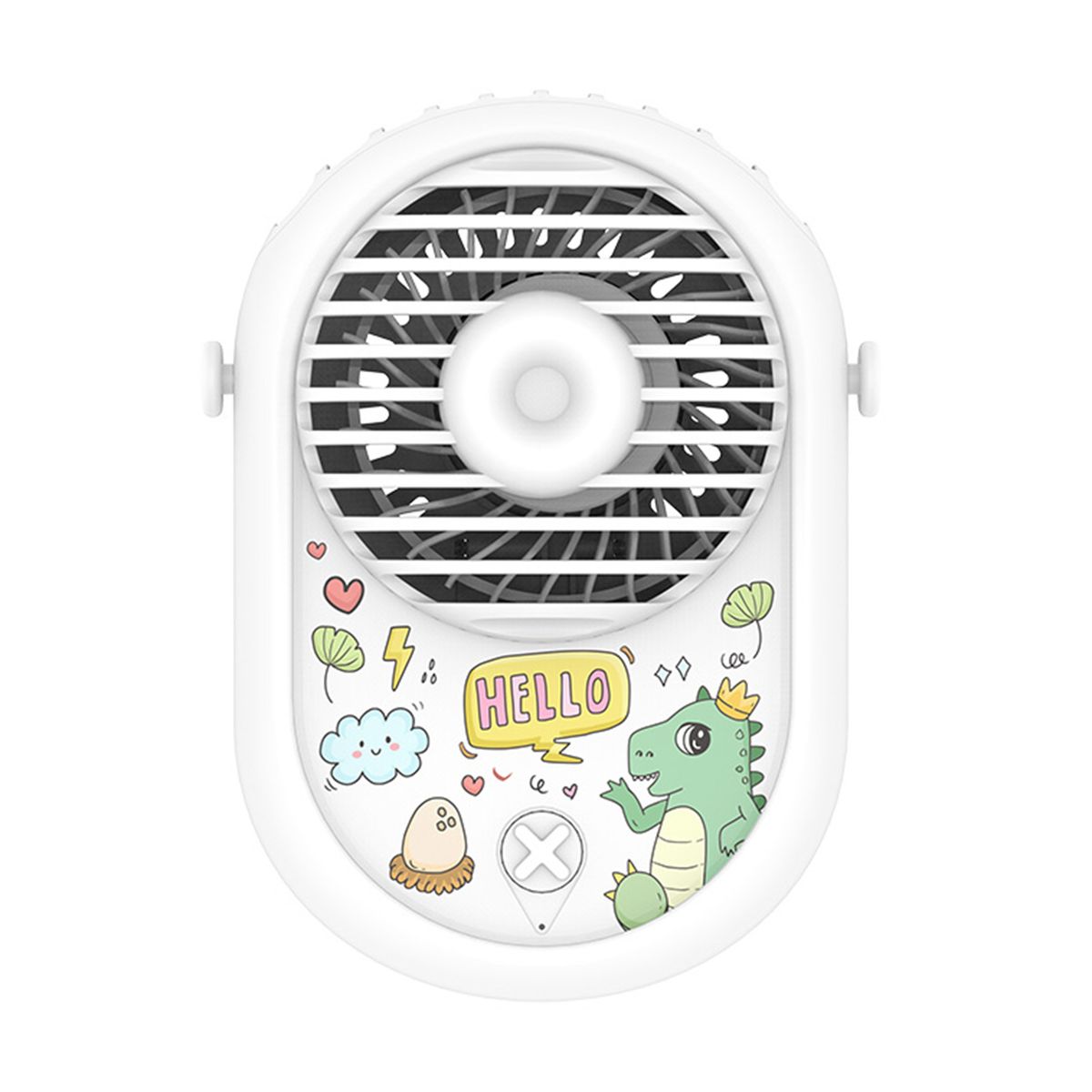 Mini Hanging Neck Fan Hands-free Necklace Fan 3 Speeds