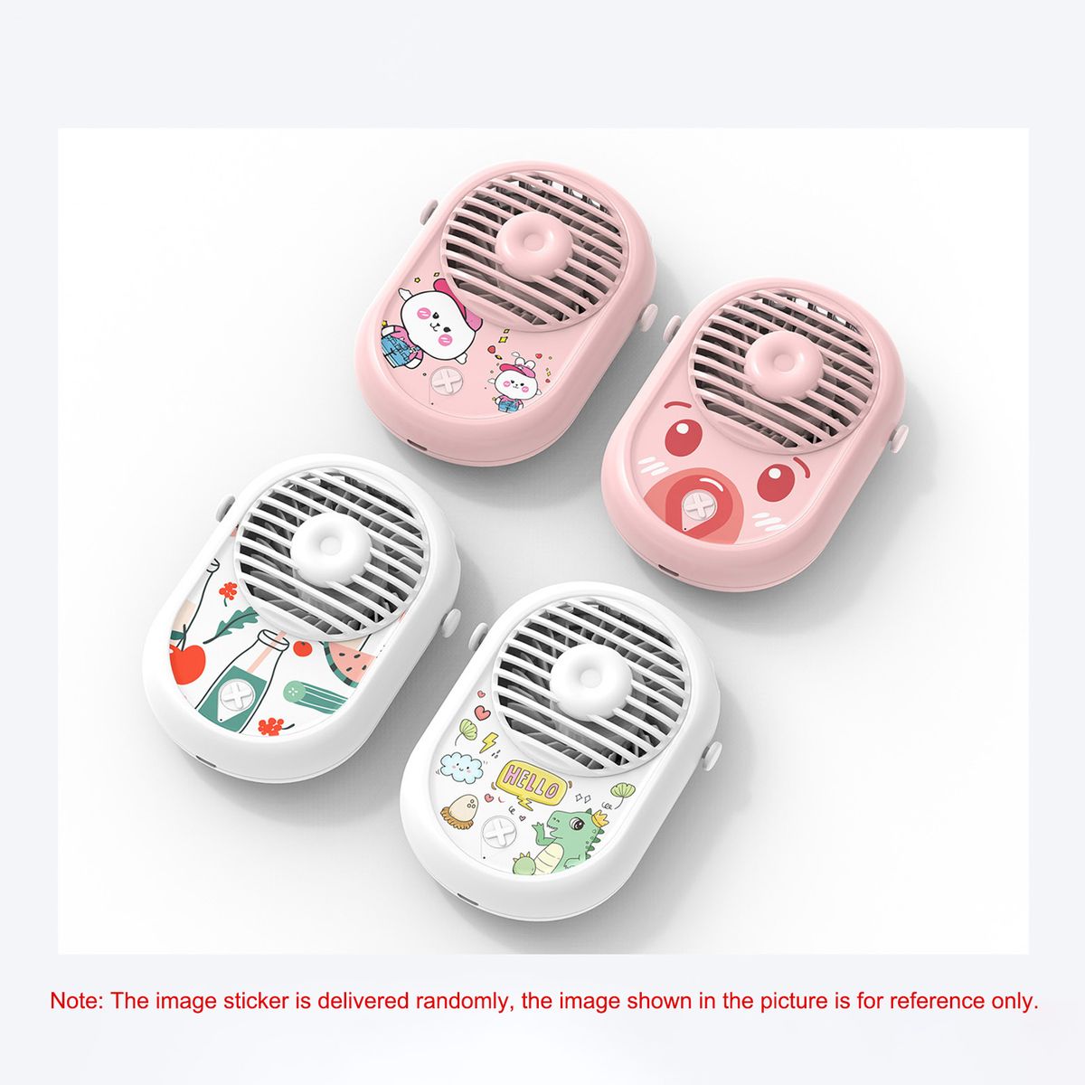 Mini Hanging Neck Fan Hands-free Necklace Fan 3 Speeds
