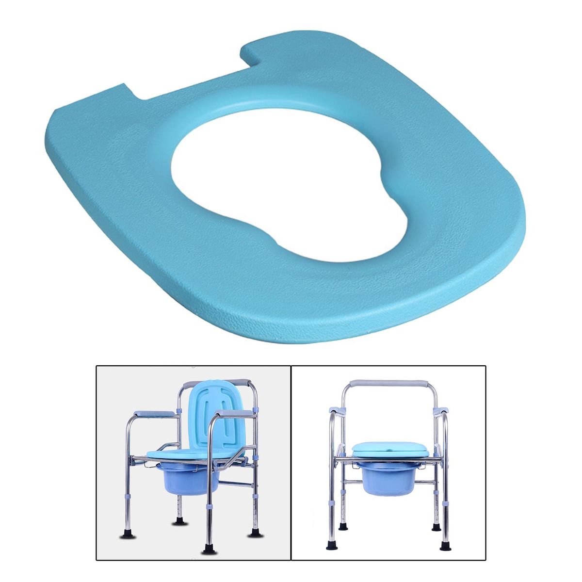 Toilet Stool Chair Panel Panel Elderly Strong Ellipse With Hole
