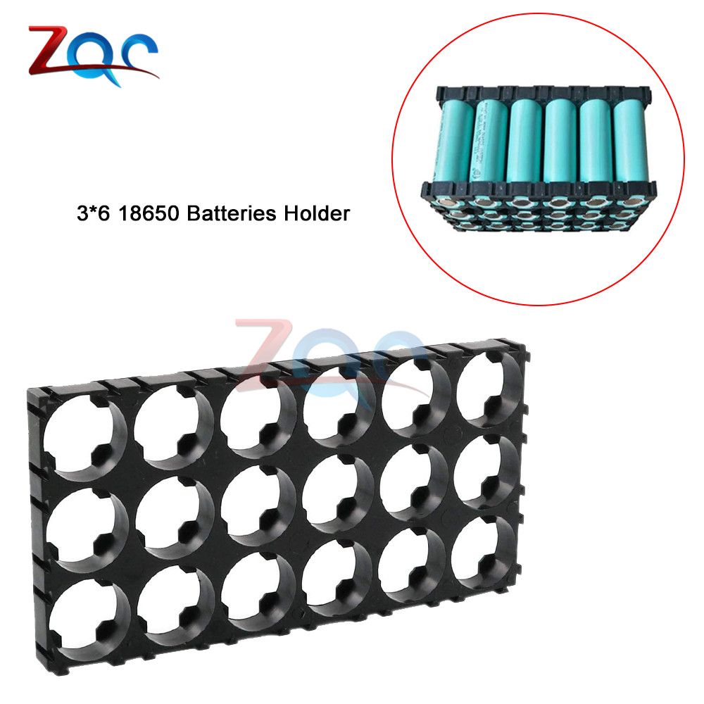 5PCS Lot 3x6 18650 Lithium Battery Holder Bracket Plastic