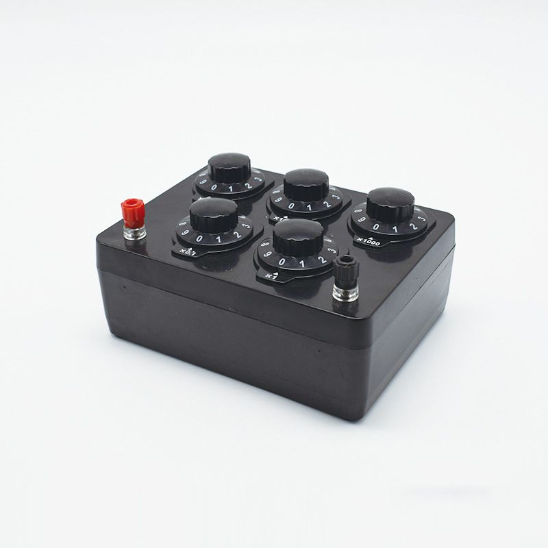 0-9999 Ohm Black Resistance Box Precision Variable Decade