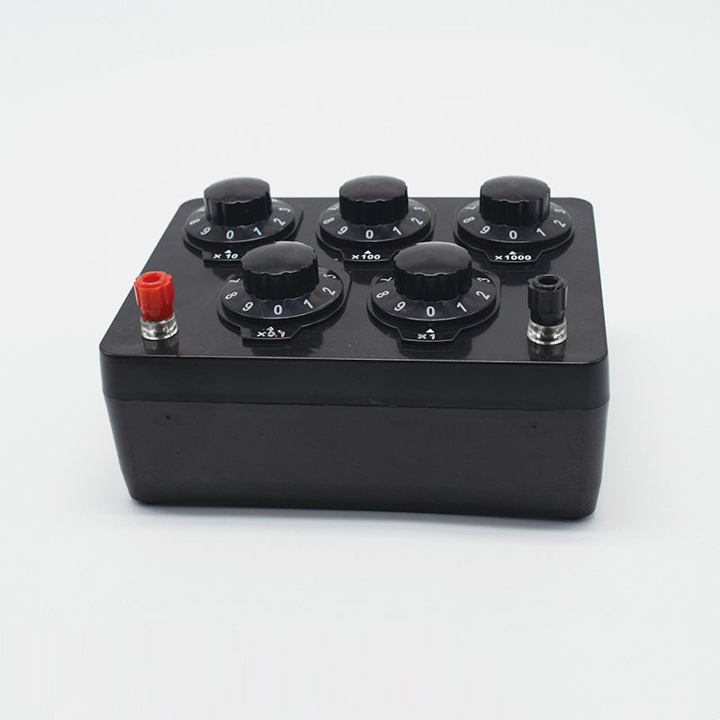 0-9999 Ohm Black Resistance Box Precision Variable Decade