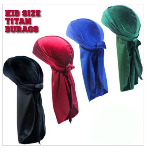 New 4in1Kids Velvet Titan Durags