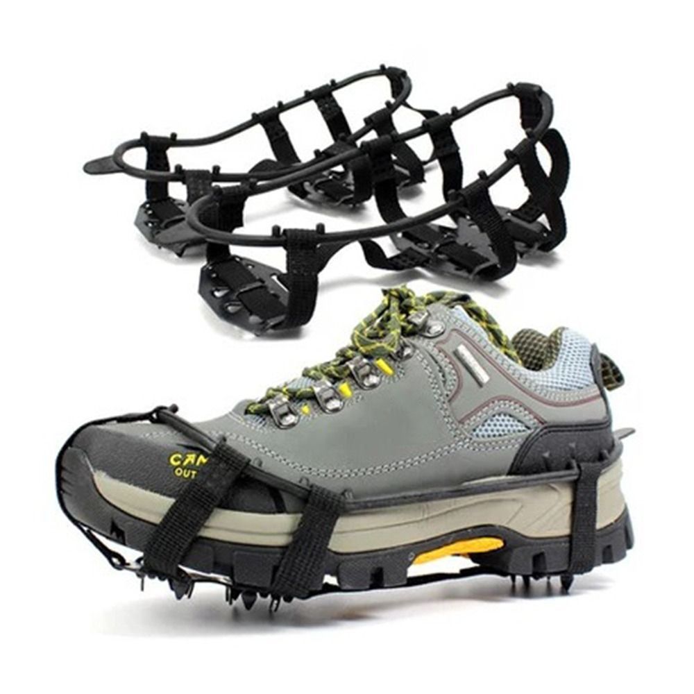 1 Pair Winter Chain Outdoor Anti-Slip Crampons Shoes Cover Climbing Snow Claws