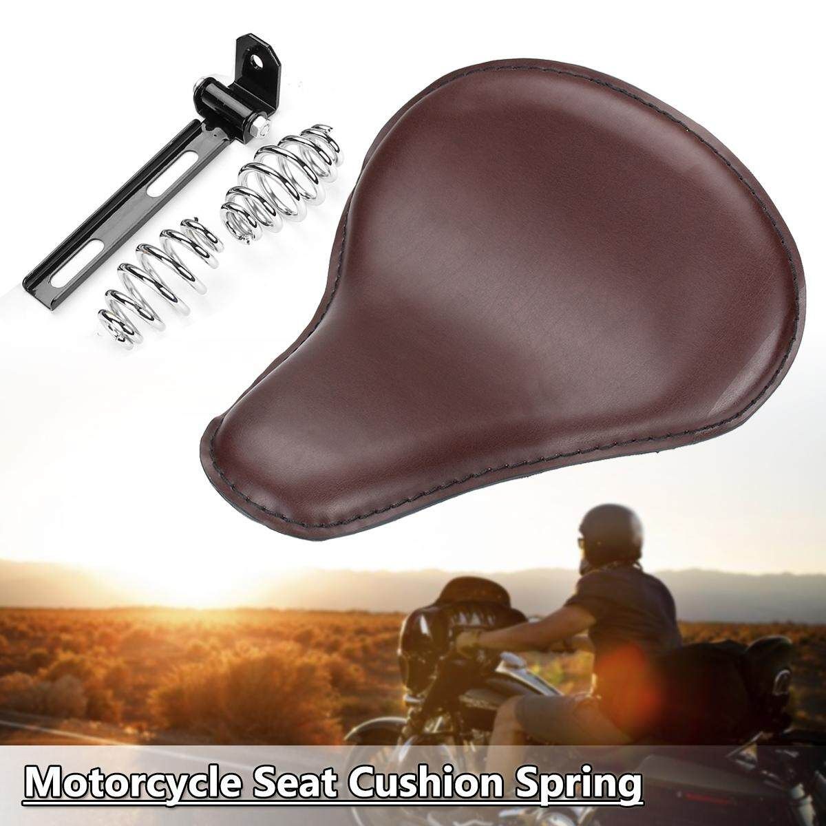 Black Motorcycle Solo Seat Spring For Ymaha V Star 1300 1100 950 650 250 Bobber