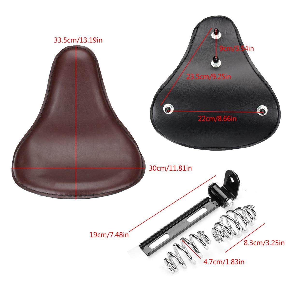 Black Motorcycle Solo Seat Spring For Ymaha V Star 1300 1100 950 650 250 Bobber