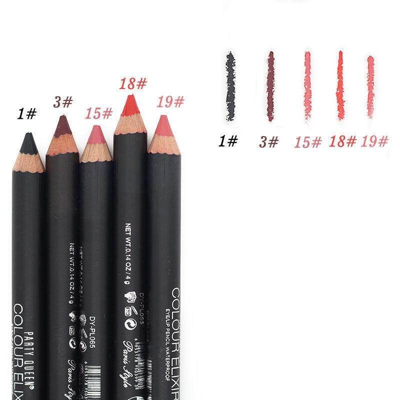 Fashion Black Pole Waterproof Lip Liner 12 Lip Liner 12 /box