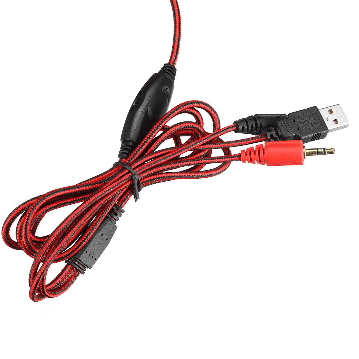 For XBOX ONE PS4 PC Laptop Computer Gaming Headset Surround Bass Stereo Wired Game Earphones Gaming Headphones With Microphone LED Light Black Red