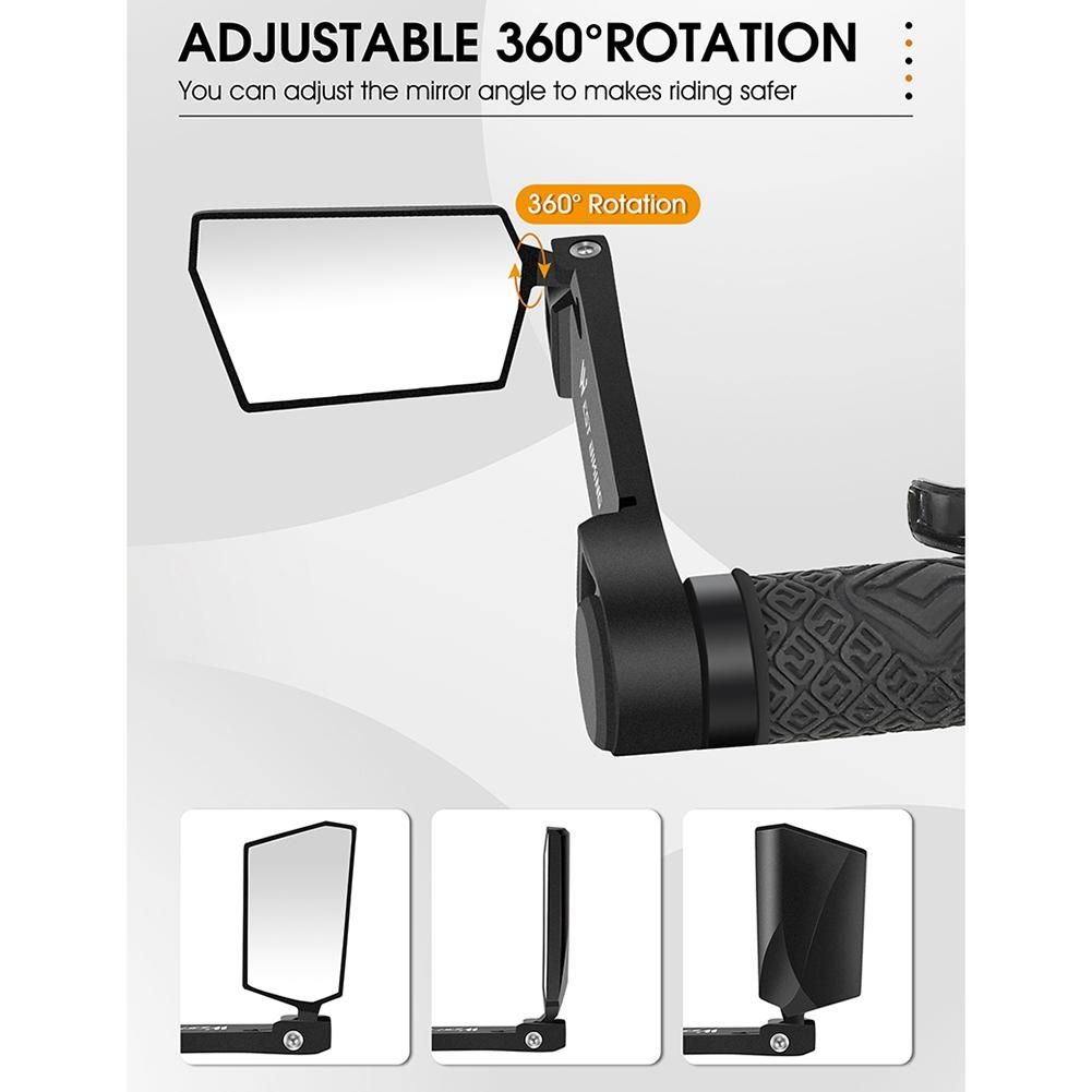 WEST BIKING Universal Bicycle Rearview Mirror Adjustable