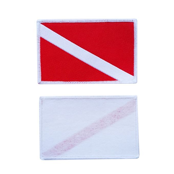 2pcs Scuba Dive Flag Patch Embroidered Sew On  Backpack Bag 70