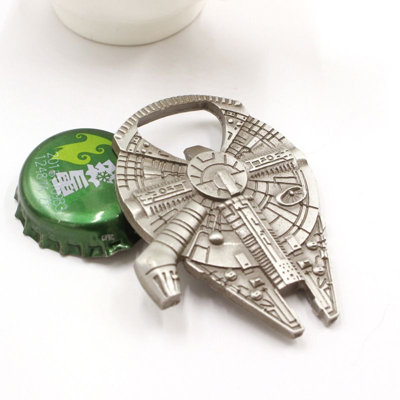 For Pcs Bottle Material Kitchen Opener Metal Alloy Star Wars Falcon Durable Gadgets Millennium Beer Zink 1